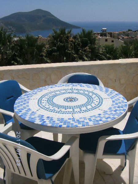 tea time with gorgeous bay view